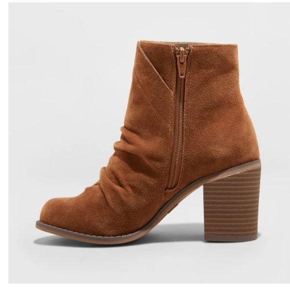 NWT Brown Microsuede Booties- 10 - Picture 4 of 4